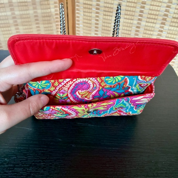 Vera Bradley Paisley in Paradise trifold wallet wristlet - Picture 3 of 10